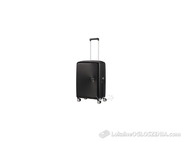 Walizka średnia American Tourister Soundbox - bass black