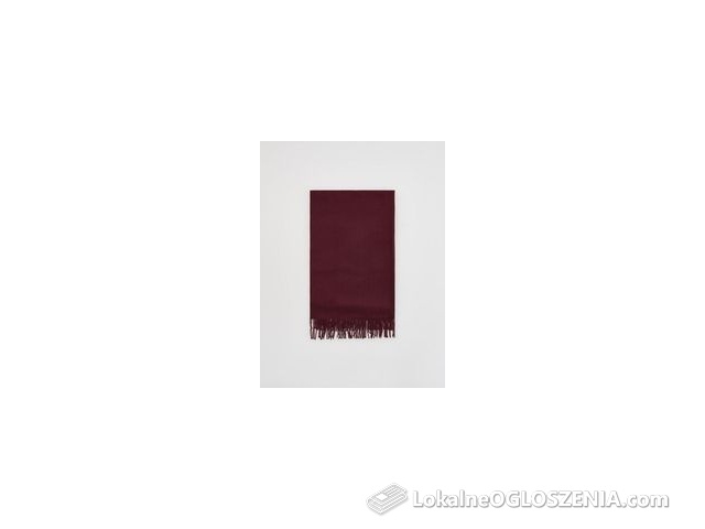 Reserved - Szalik z wiskozą - burgundowy