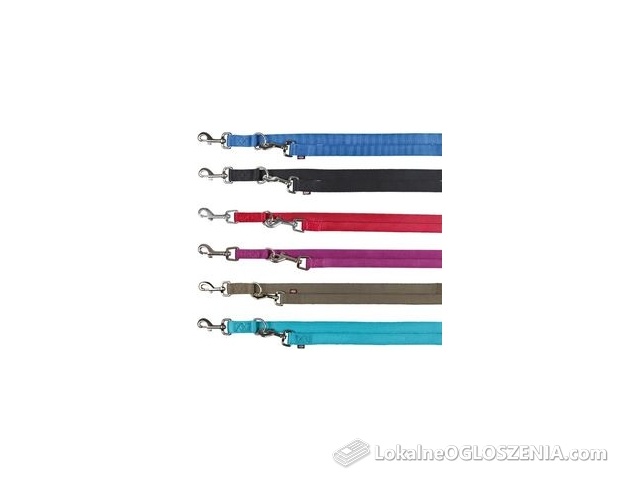 Trixie Smycz Podwójna 2M 20Mm Czarna 4011905200514