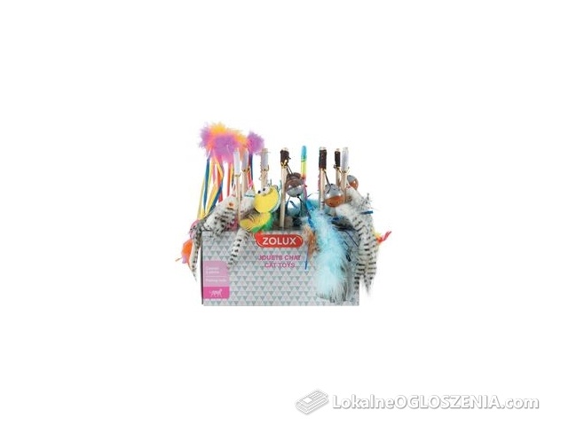 Zolux Display Z Zabawkami Dla Kota - 24 Wędki (580143)