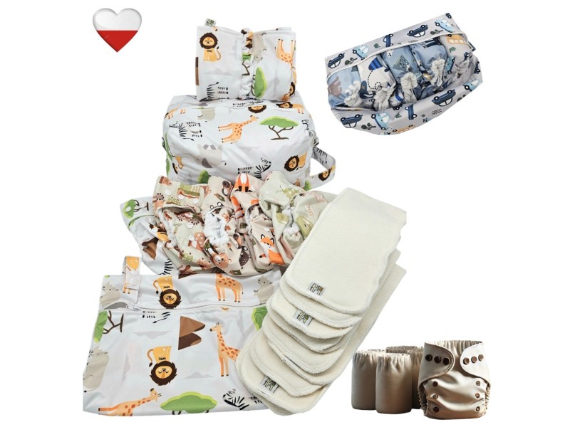 Zestaw Pieluch Wielorazowych SAFARI