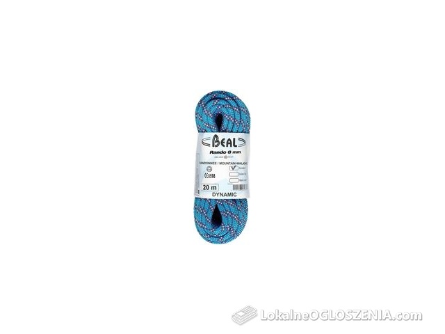 Beal Lina Turystyczna Dynamiczna Rando 8Mmx20M Standard Blue