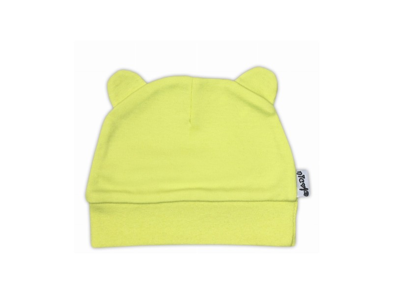 Czapeczka Miś lemon
