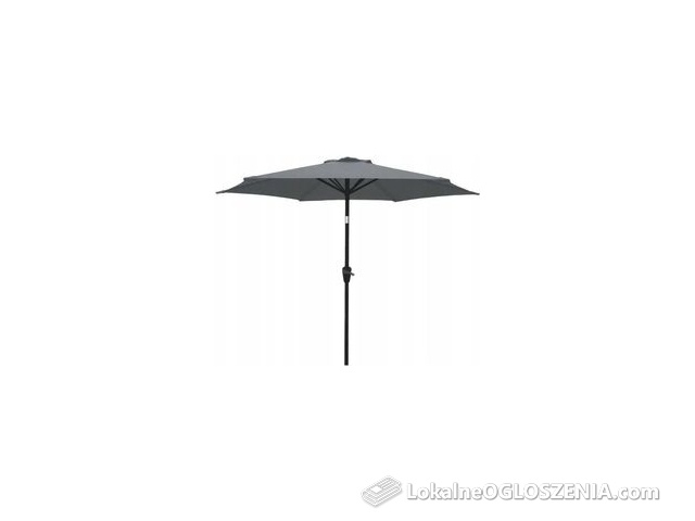 Parasol Ogrodowy Składany Regulowany 300 C. Szary