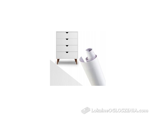 Domzpaneli Okleina Meblowa Samoprzylepna Folia Biała Mat 2m