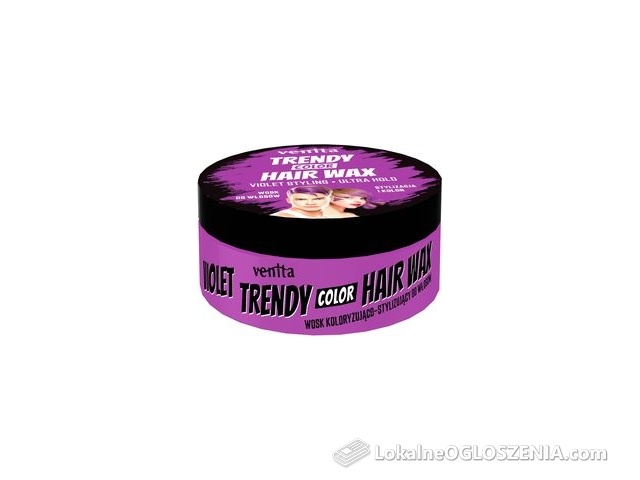 Trendy Color Hair Wax Wosk Koloryzujący Do Włosów Fioletowy 150 ml