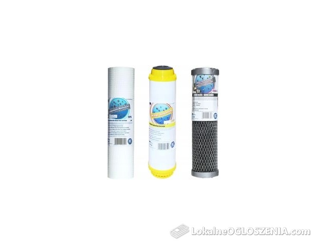 Aquafilter Wkłady Do Filtra Wody 3 Stopniowy FCPS20FCCSTFCCBLS