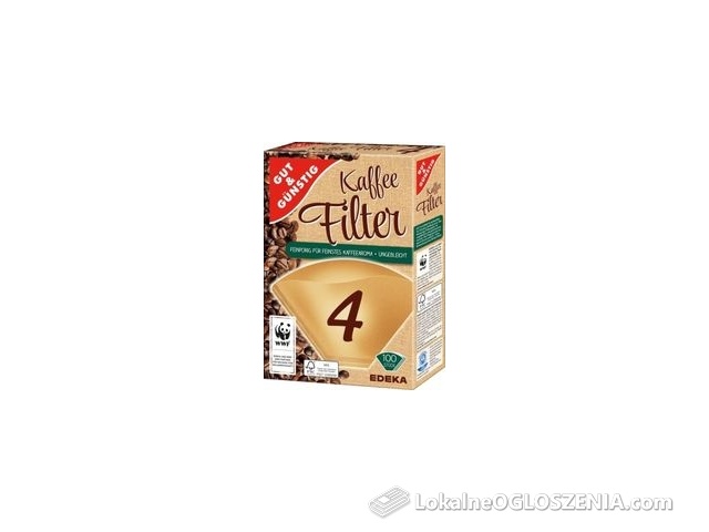 Edeka Filtry Do Kawy Rozmiar 4 Sztuk 100