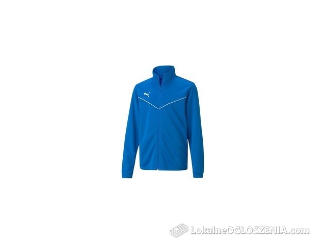 Bluza dla dzieci Puma teamRISE Training Poly Jacket Jr niebieska 657393 02