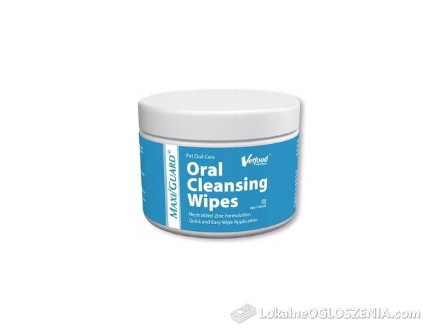 Vetfood Maxi/Guard Oral Cleansing Wipes 100Szt