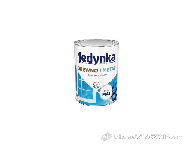 Jedynka do drewna i metalu MAT BIAŁY 0,9l 5961910001
