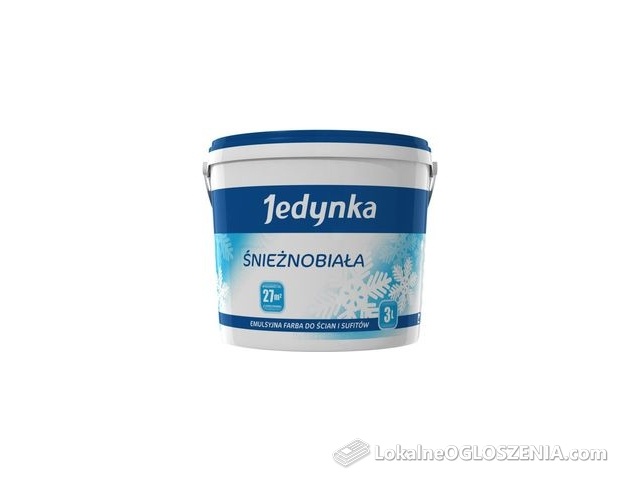 Jedynka ŚNIEŻNOBIAŁA emulsyjna 3l 7351910003