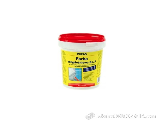 Pufas farba biała antypleśniowa pleśń glony 0,75l