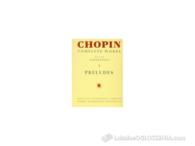 Chopin. Complete Works. Preludia I
