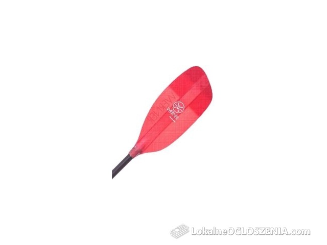 Werner Paddles Kajakowe Górskie Powerhouse Creek River Running Czerwone