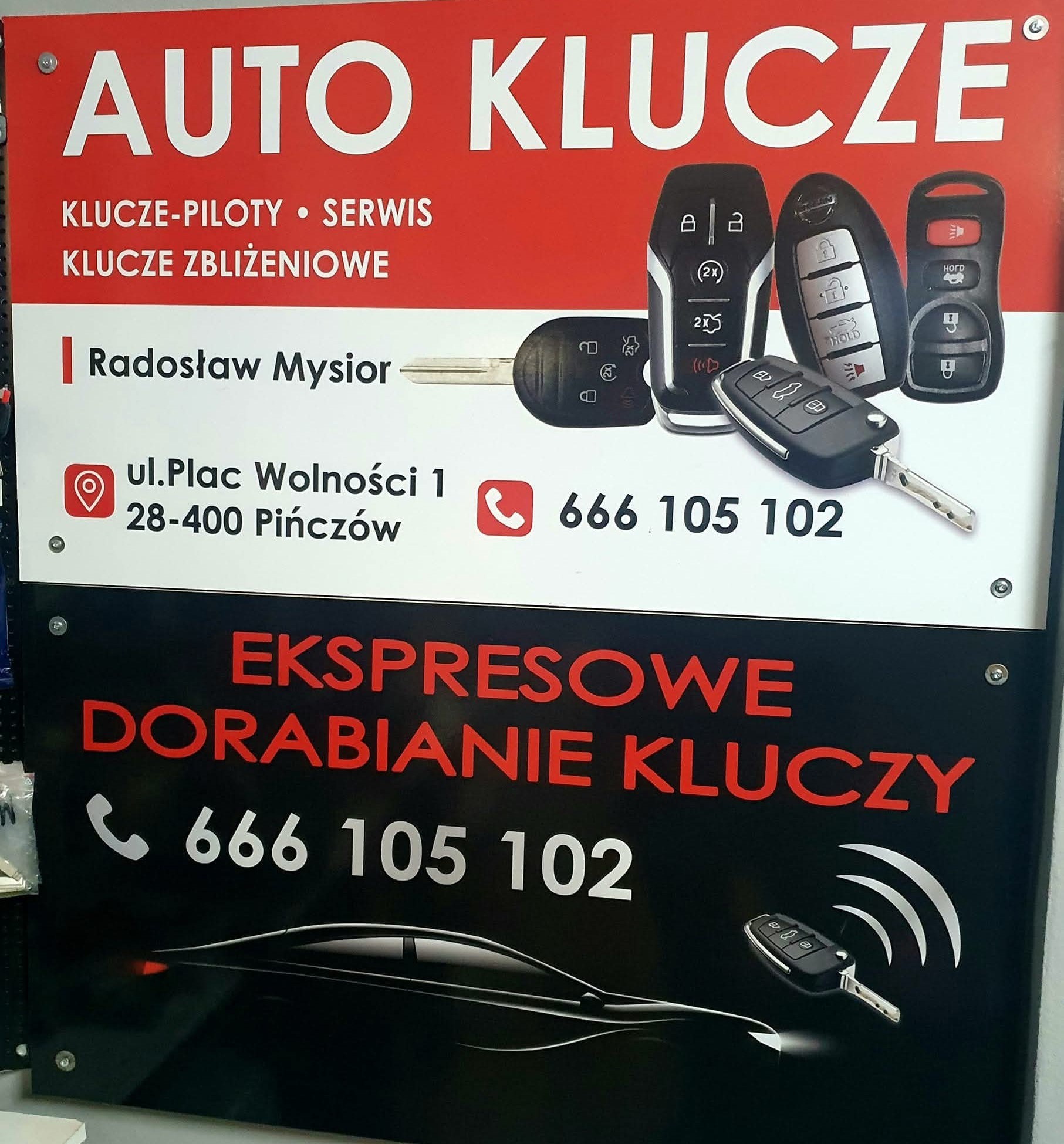 Auto klucze dorabianie kluczy samochodowych 