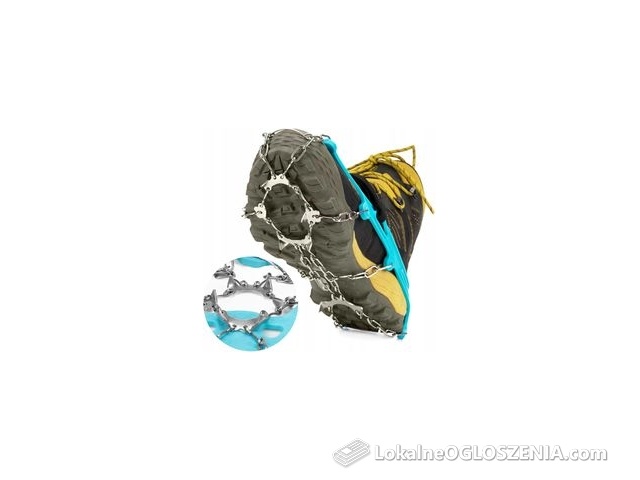 Springos Raczki Na Buty Kolce Antypoślizgowe Łańcuchy M 36-40 Turystyczne Nakładki