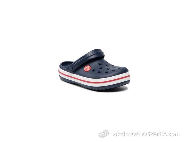Klapki CROCS - Crocband Clog K 207006 Navy/Red