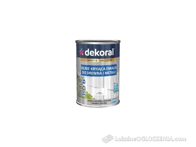 Dekoral Emakol Strong Biały 0,9l 