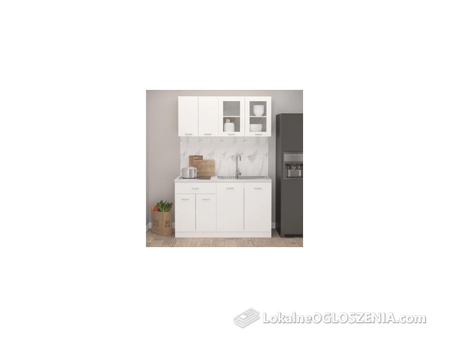 Vidaxl 4-Cz. Zestaw Szafek Kuchennych Biały Płyta Wiórowa 3067655