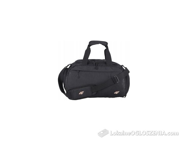4F Zgrabna Torba Treningowa Z Kieszenią Na Obuwie Sportowa Czarna 9L U028