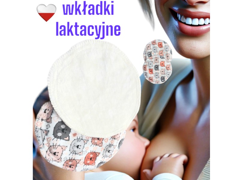 WKŁADKI LAKTACYJNE PUL bambus - KOTY
