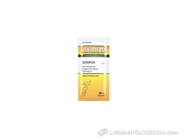 Eurowet Szampon Hexoderm dla gryzoni i zwierząt futerkowych 20ml
