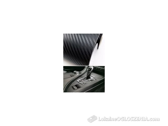 New Vision Folia Okleina Carbon 3D Czarna Czarny 200Cm *152Cm