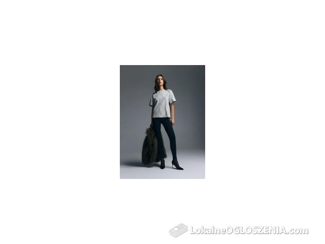 Reserved - T-shirt z koronkową aplikacją - jasnoszary