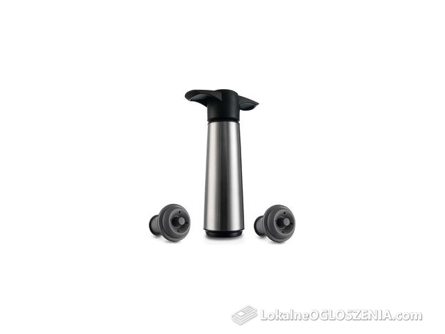 Vacu Vin Pompka Próżniowa Do Wina Stalowa Z 2 Korkami (VV06492606)