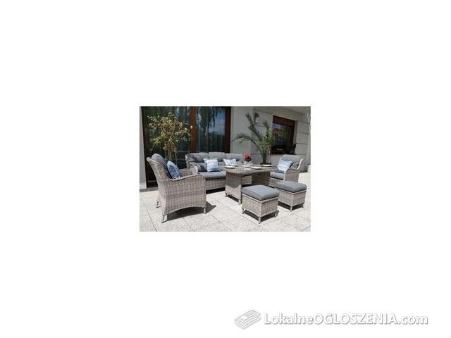 Bel Giardino Ares Big Jasny Szary Komplet Mebli Ogrodowych