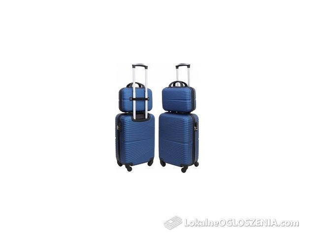 Walizka Podróżna Na Kółkach Zestaw Mała Kabinowa Gravitt 1203 Kuferek