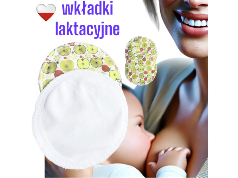 WKŁADKI LAKTACYJNE PUL coolmax - JABŁKA