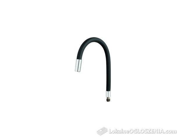 Ferro ELASTICO wylewka do baterii zlewozmywakowej czarna (W100B-B)