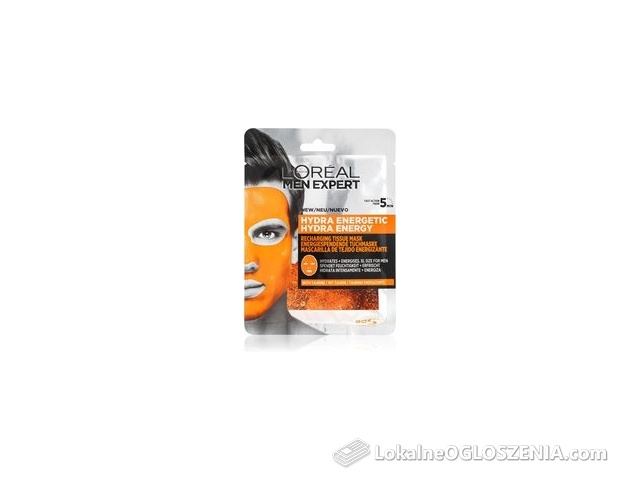 L'Oreal Men Expert Tissue Mask Hydra Energetic Maseczka z tkaniny 30g