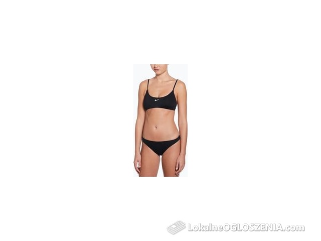 Nike Strój Pływacki Dwuczęściowy Damski Essential Bralette Bikini Black