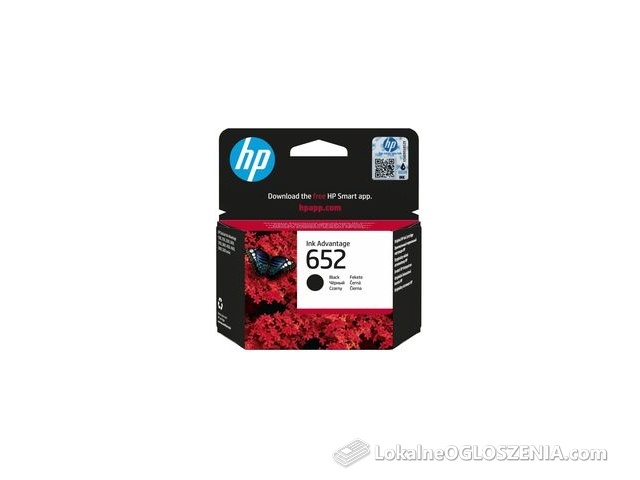 HP 652 Czarny (F6V25AE)