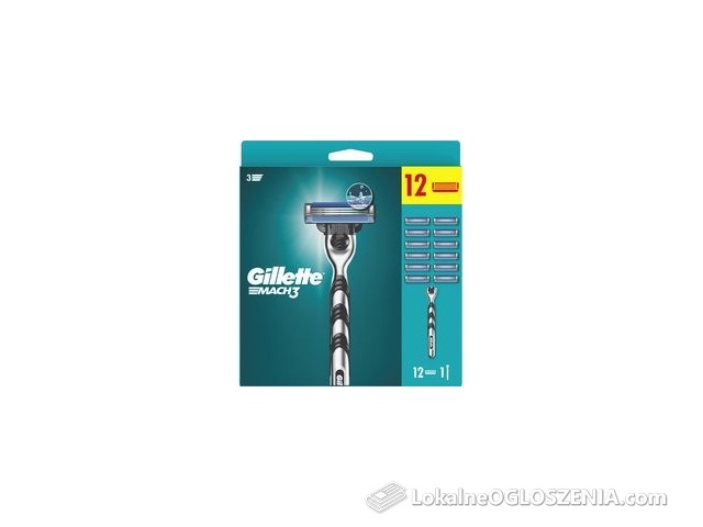 Gillette Mach3 Maszynka + 12 ostrzy