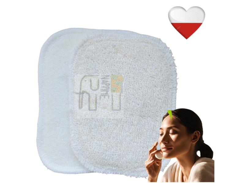 PŁATKI KOSMETYCZNE BAMBUSOWE - grube peelingujące 400/500g