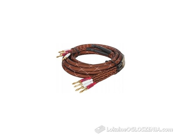 Kabel głośnikowy Kruger&Matz bananowe 3m 2szt