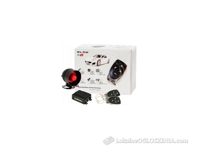 Samochodowy Alarm Odcięcie Zapłonu Syrena Blow AS1