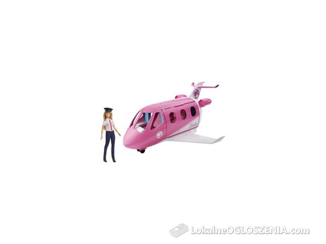 Barbie samolot + lalka Pilot GJB33