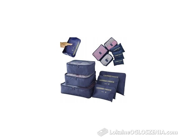 Organizery Podróżne Do Walizki Siatki Na Pranie x6
