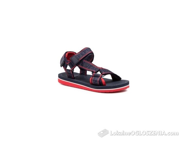 Pepe Jeans Sandały - Pool Tape Boys Pbs90043 Navy 595
