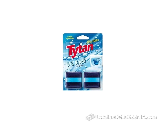 UNIA Kostka do spłuczki barwiąca wodę Tytan Blue Water 50g