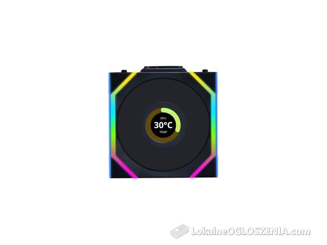 Wentylator Lian Li UNI FAN SL Wireless LCD ARGB PWM Reverse 120mm Black (12RSLLCD1W1B)