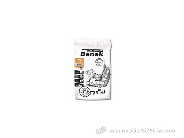 Super Benek Żwirek Corn Naturalny 35L / 22Kg