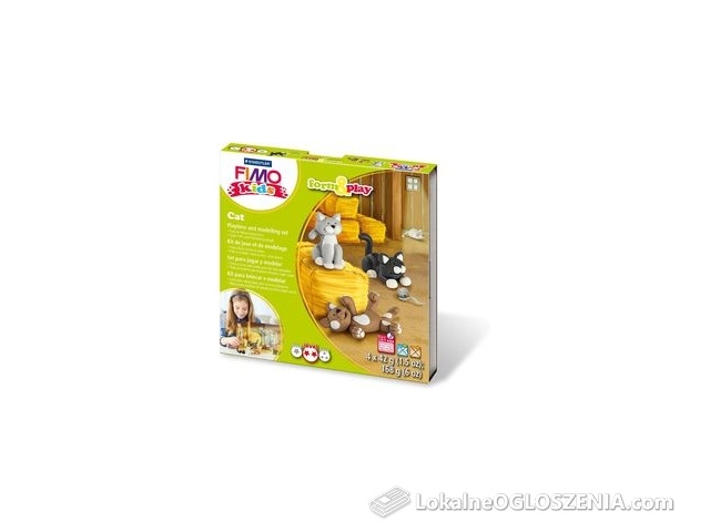 Staedtler Zestaw Kreatywny Koty Fimo Kids Form&Play