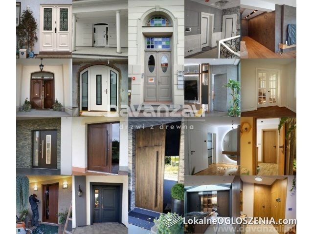 Producent drzwi drewnianych | wewnętrzne DĘBOWE | drzwi zewnętrzne | drzwi wejściowe | stolarz | Davanzali