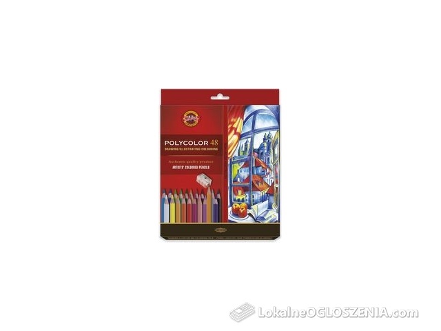Kredki Polycolor 48 Kolory Koh-i-noor 3836 karton